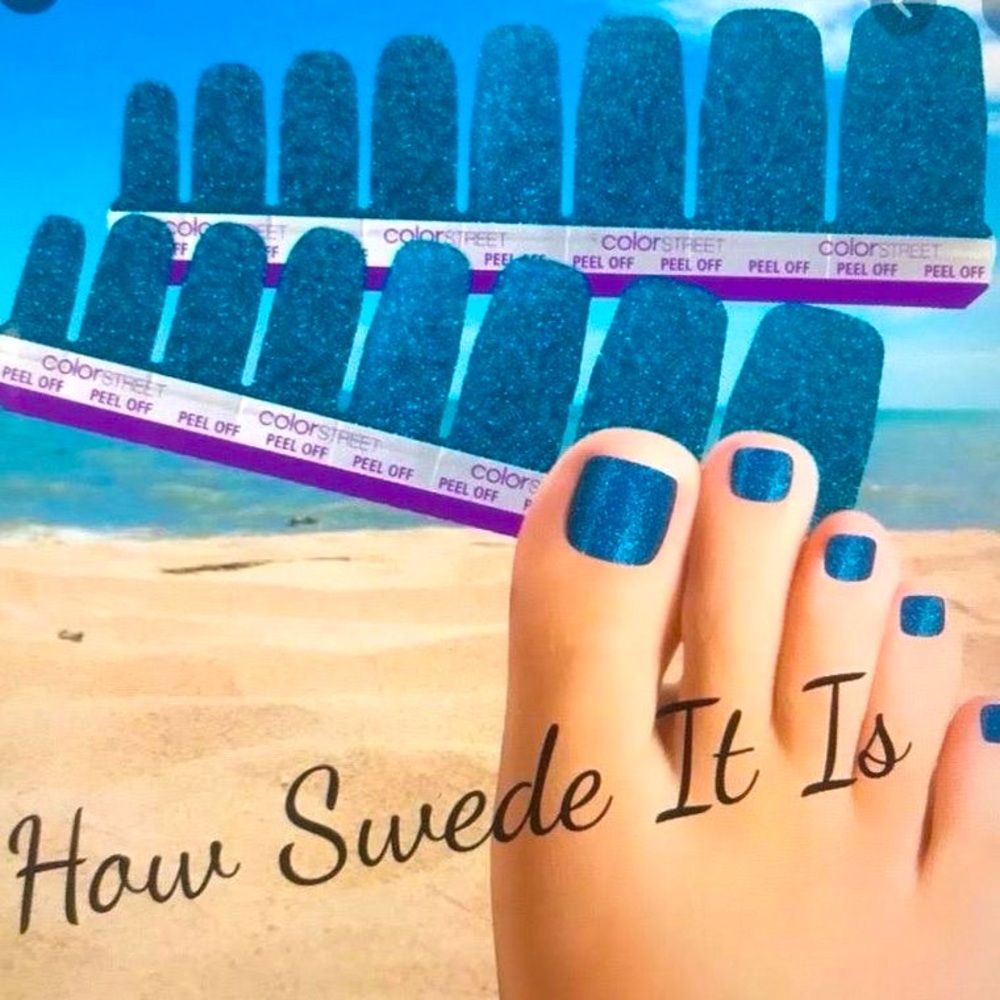 Color Street Pedicure How Swede It Is Brand New